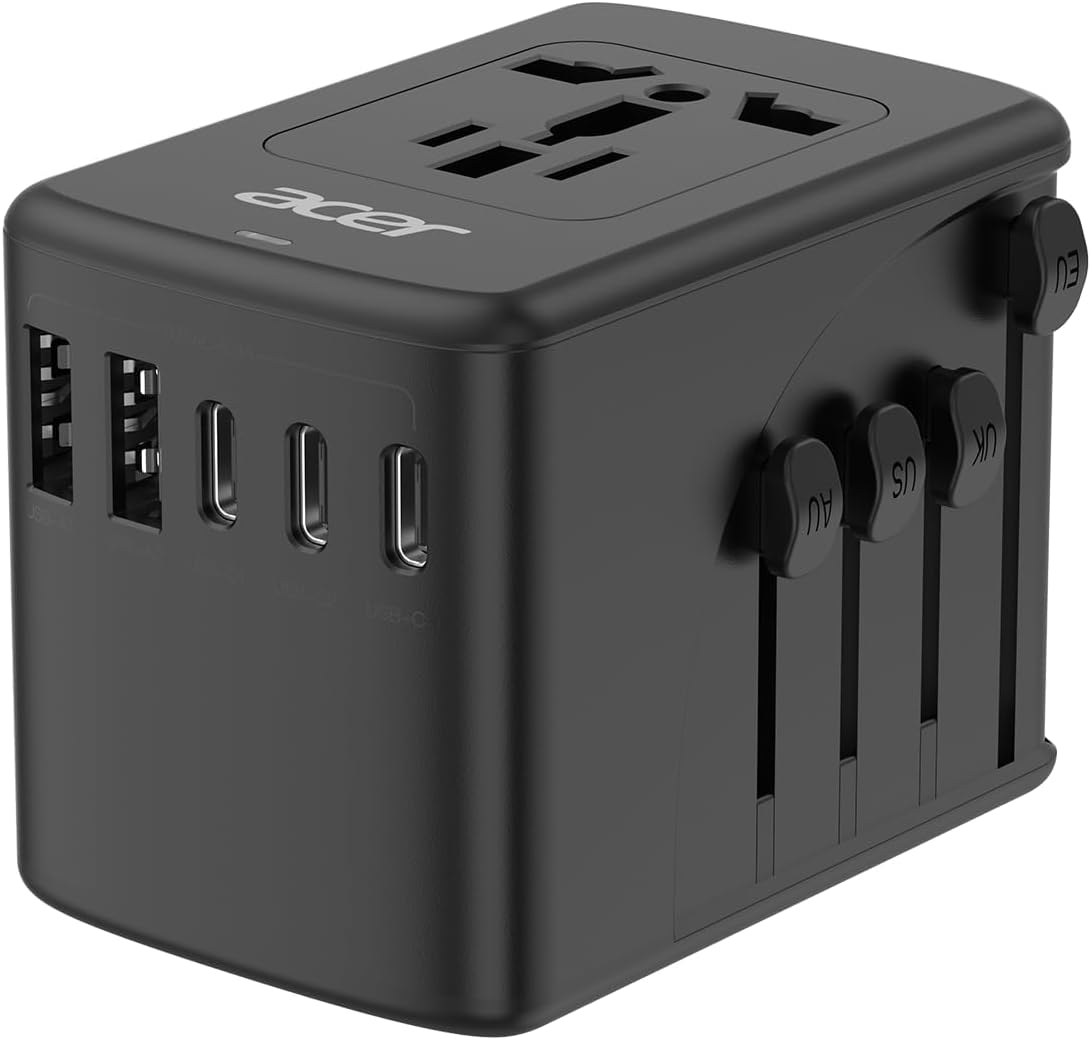Acer Universal Travel Adapter with 5 USB Ports