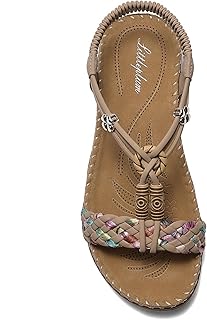 Handmade Bohemian Braided Flat Sandals with Arch Support