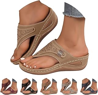 Dressy Orthopedic Arch Support Flip Flops — Casual & Comfortable