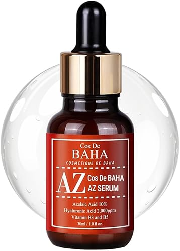 Cos De BAHA Premium Azelaic Acid 10% Serum 1 Fl Oz – Niacinamide &