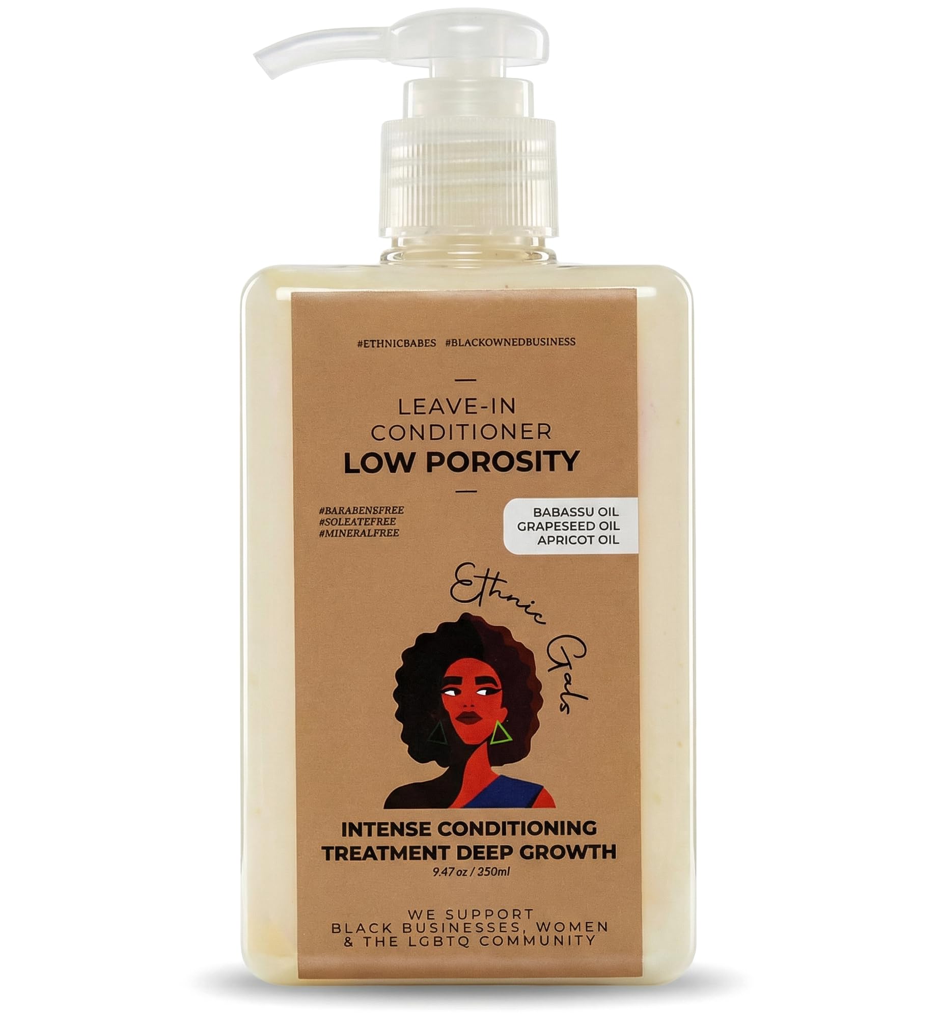 Low Porosity Leave In Conditioner with Shea Butter & Aloe