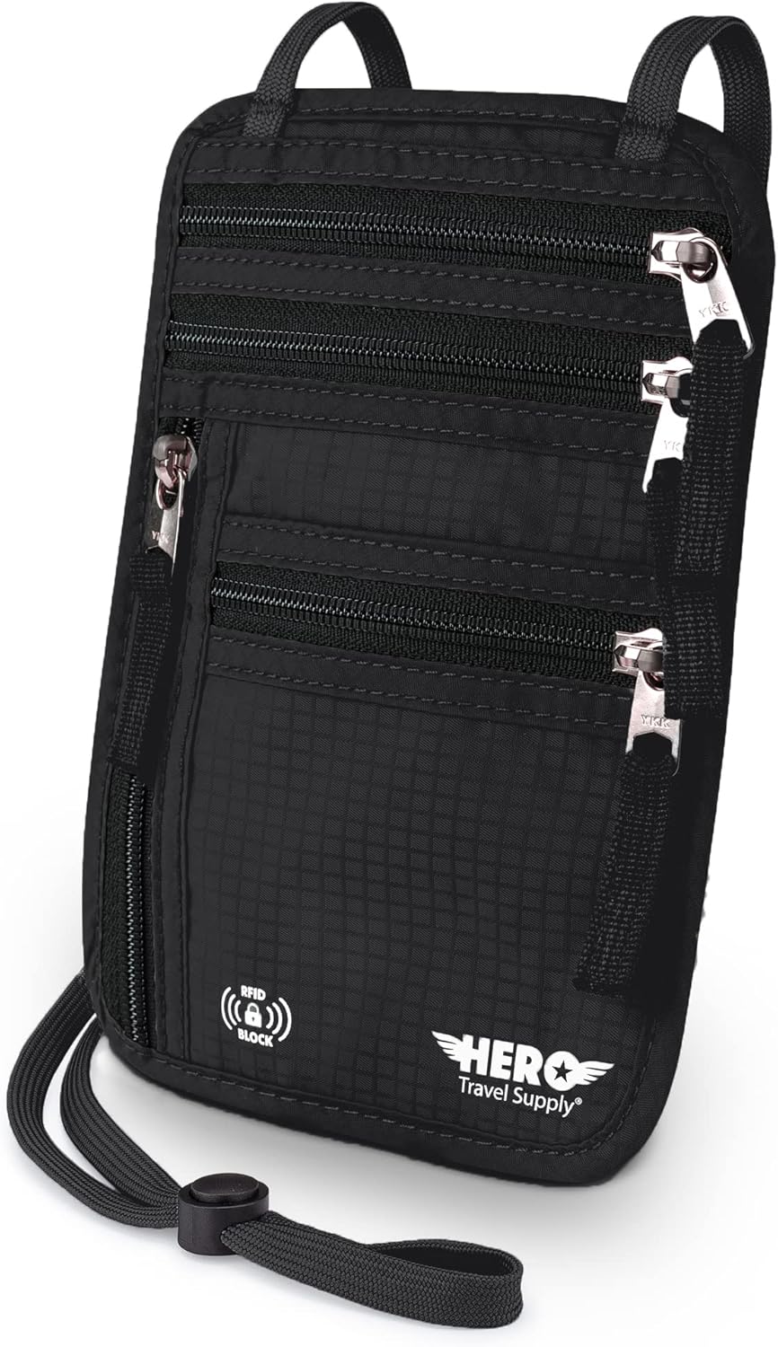 HERO Neck Wallet RFID Blocking