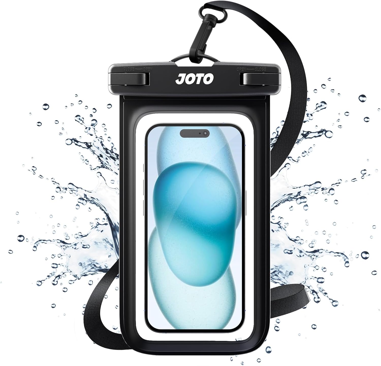 JOTO Universal Waterproof Phone Pouch (2 Pack)