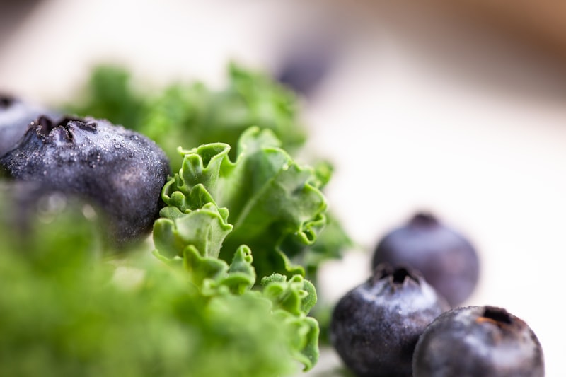 10 Benefits of Eating Kale (And How to Actually Enjoy It) kale cover blueberries