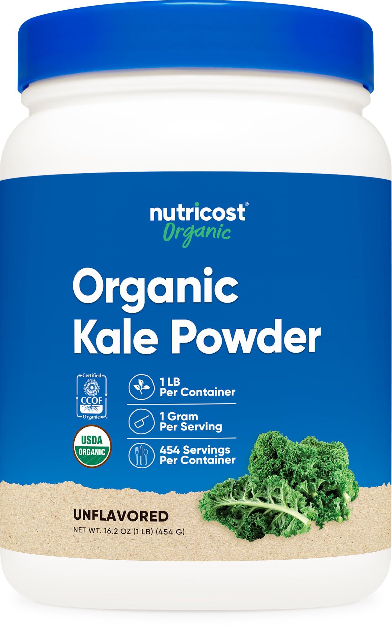 Nutricost Organic Kale Powder 1LB