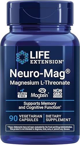 Life Extension Neuro-Mag Magnesium L-Threonate, Memory Health, Quick T