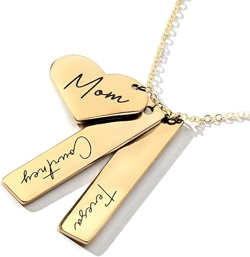 MignonandMignon Custom Name Necklace for Women Personalized Engraved G