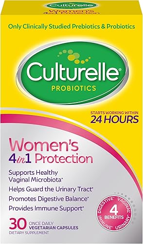 Culturelle 4-in-1 Probiotics for Women, Daily Probiotic & Prebioti