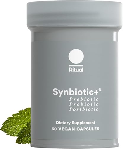 Ritual Synbiotic+ Probiotic, Prebiotic, Postbiotic, 3-in-1 Supplement 