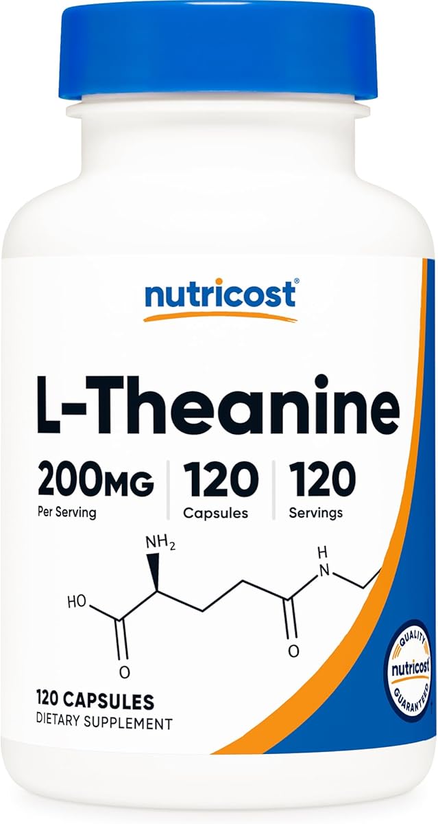 Nutricost L-Theanine 200mg, 120 Capsules