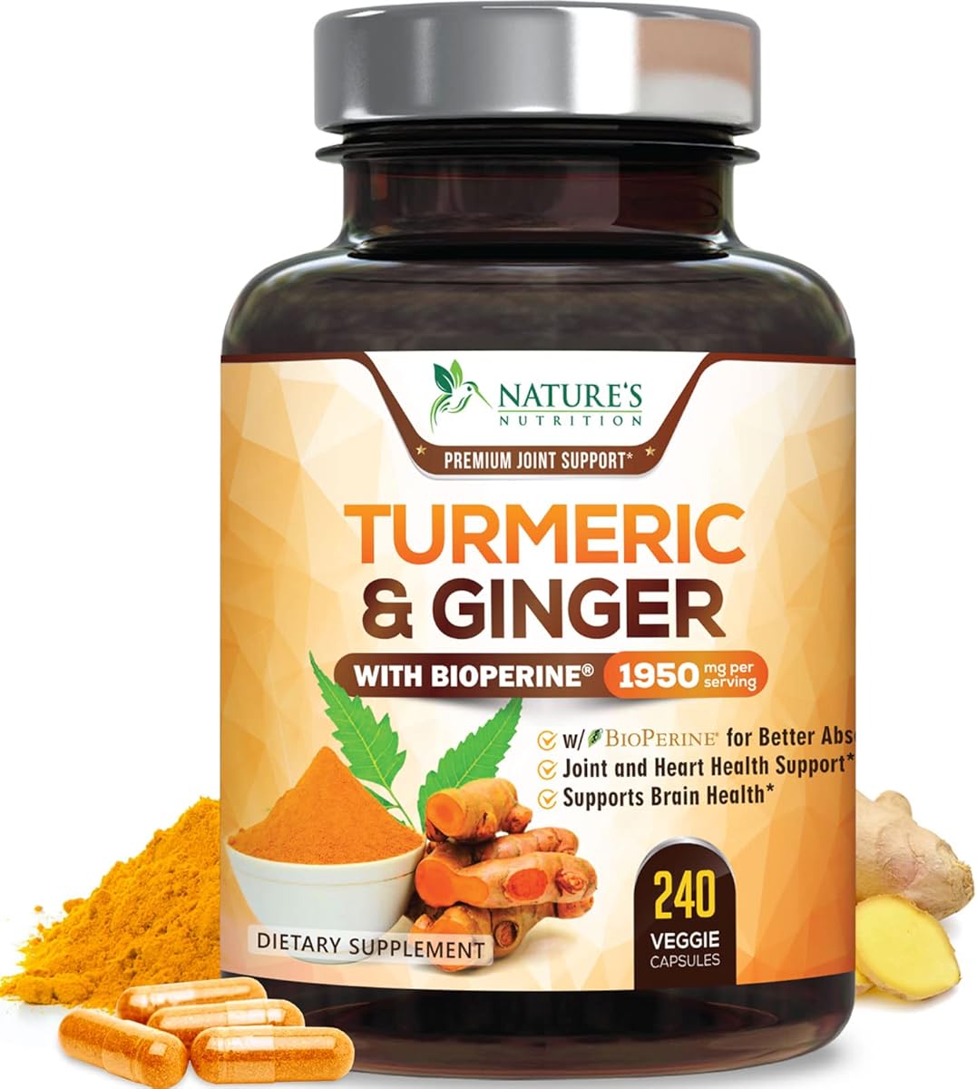 Turmeric Curcumin with Organic Turmeric & Ginger