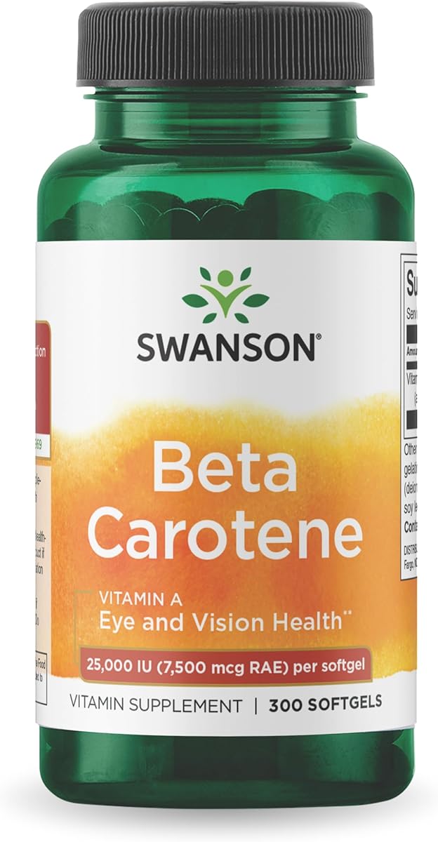 Swanson Beta-Carotene 25,000 IU Eye & Skin Health