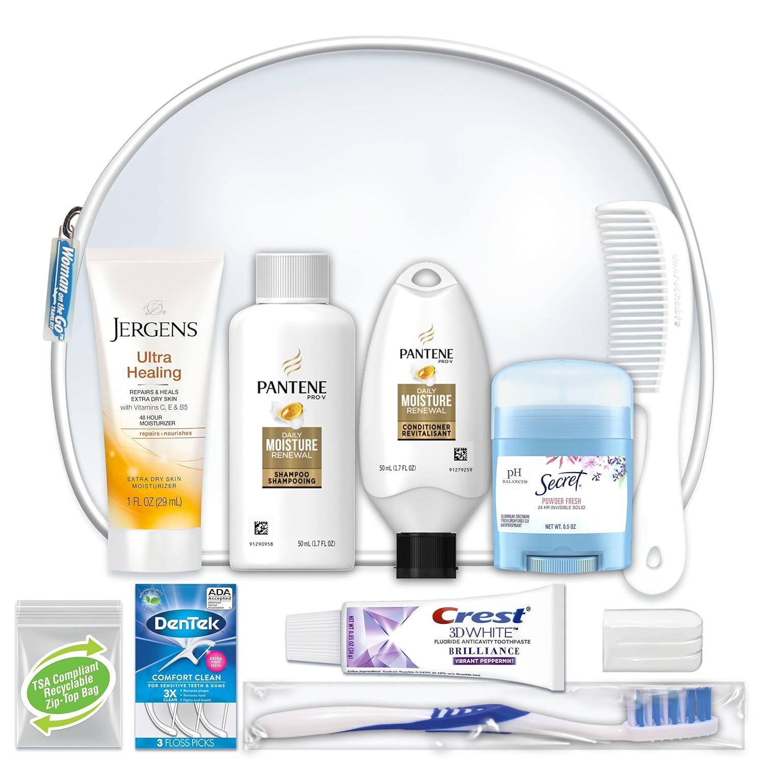 Convenience Kits International Women's Deluxe 10 Piece Kit with Tr