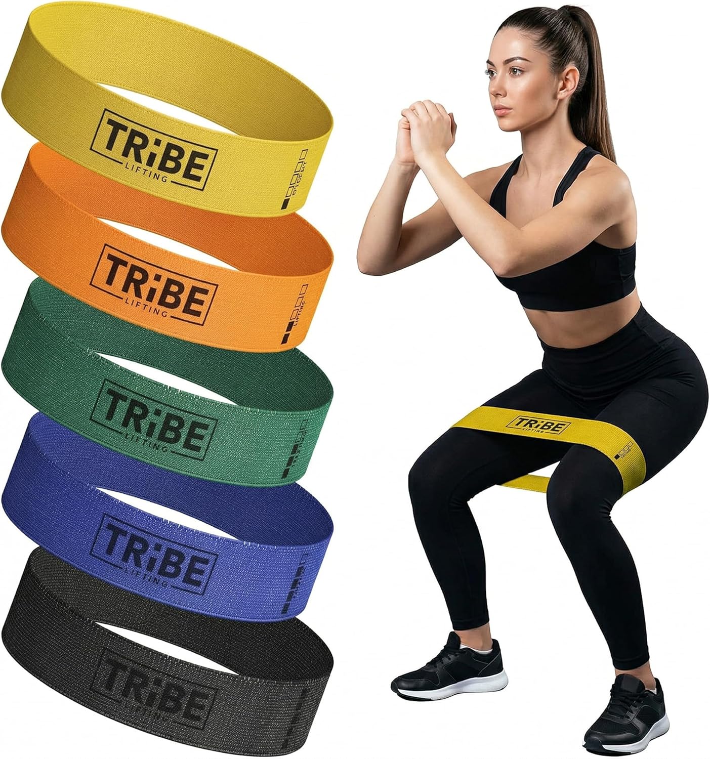 The Best Travel Workout Essentials for Women (That Fit Right in Your Bag) Tribe Lifting Fabric Resistance Bands