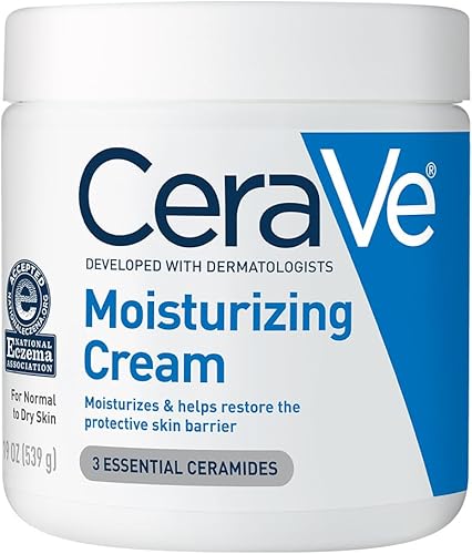 CeraVe Moisturizing Cream, Body and Face Moisturizer for Dry Skin, Bod