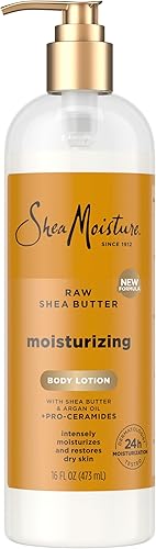 SheaMoisture Moisturizing Body Lotion with Raw Shea Butter, Argan Oil 