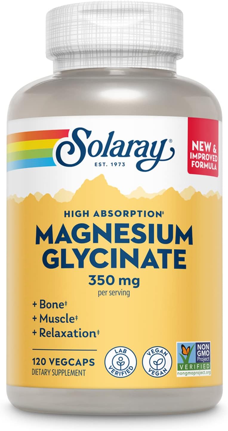 Solaray Magnesium Glycinate with BioPerine