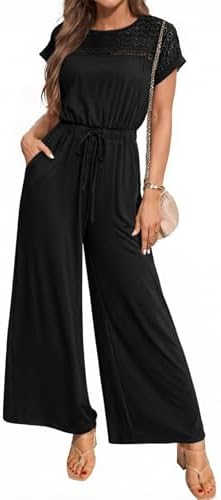 Dokotoo Wide Leg Drawstring Jumpsuit