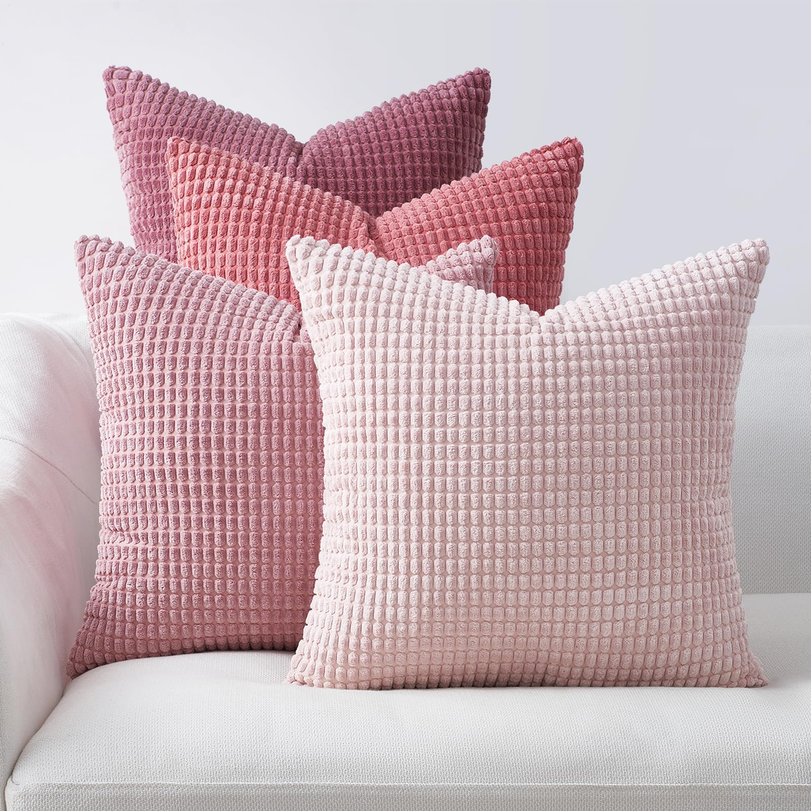 Topfinel Aesthetic Throw Pillow Covers for Bedroom