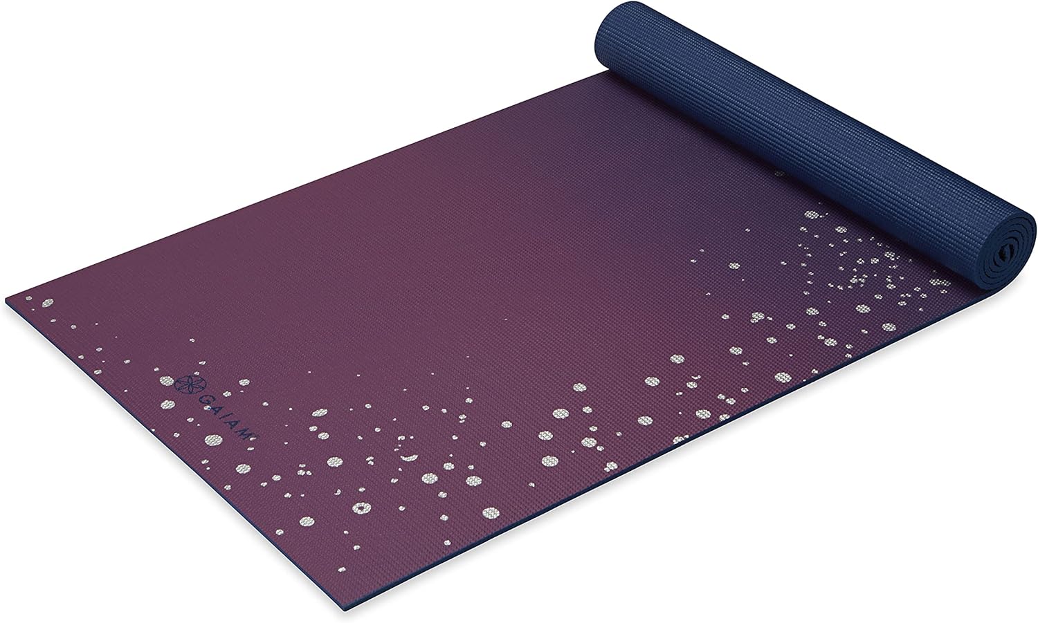 Gaiam Yoga Mat Premium 6mm Print Non Slip
