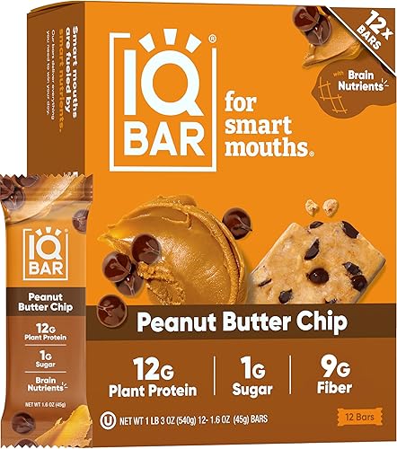 IQBAR Clean Plant Protein Bars — Peanut Butter Chip