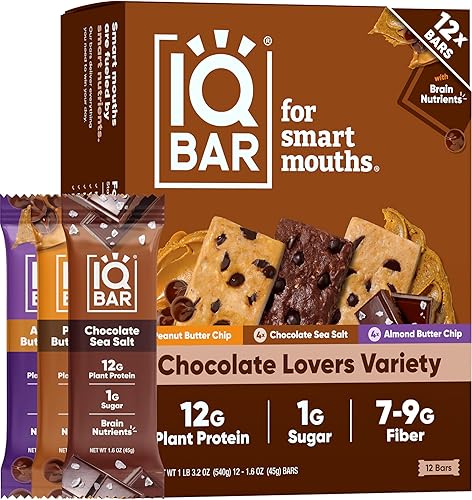 IQBAR Chocolate Lovers Variety Pack — 12 Count