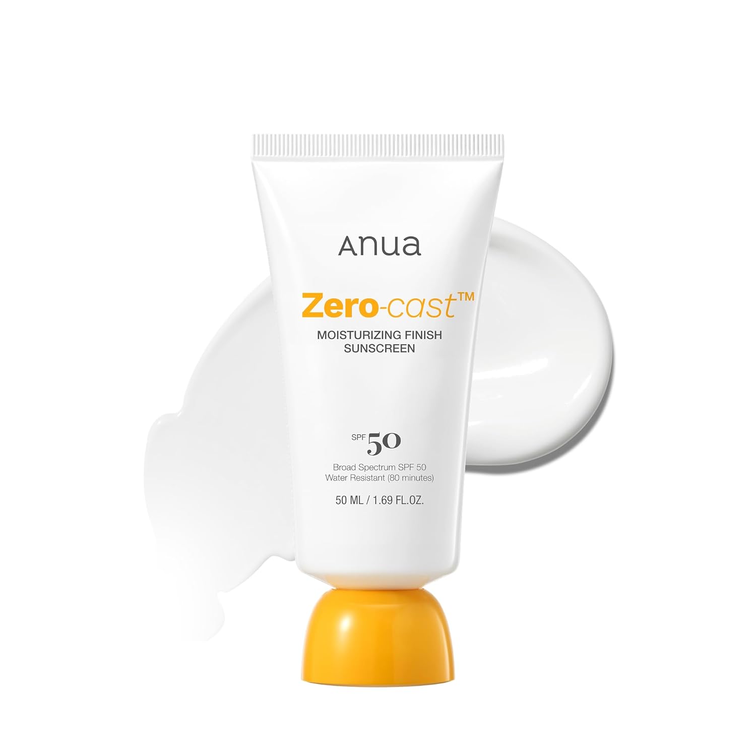 Anua Zero-Cast Moisturizing Sunscreen SPF 50
