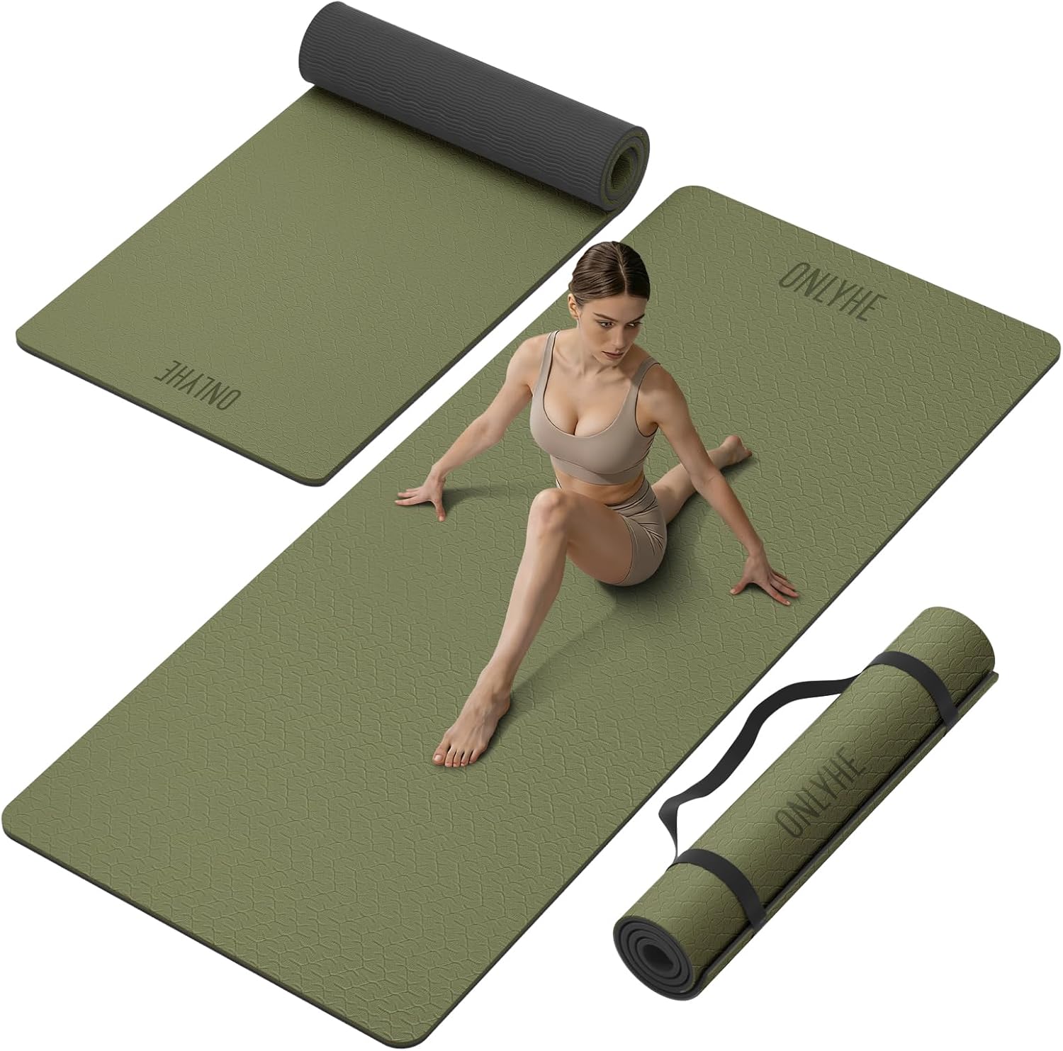 Yoga Mat Thick 10mm Extra Large Non Slip